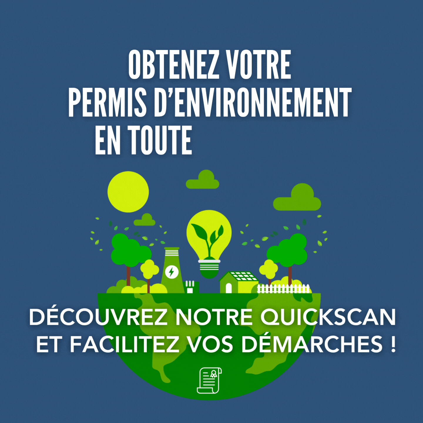 obtenez votre permis d'environnement
